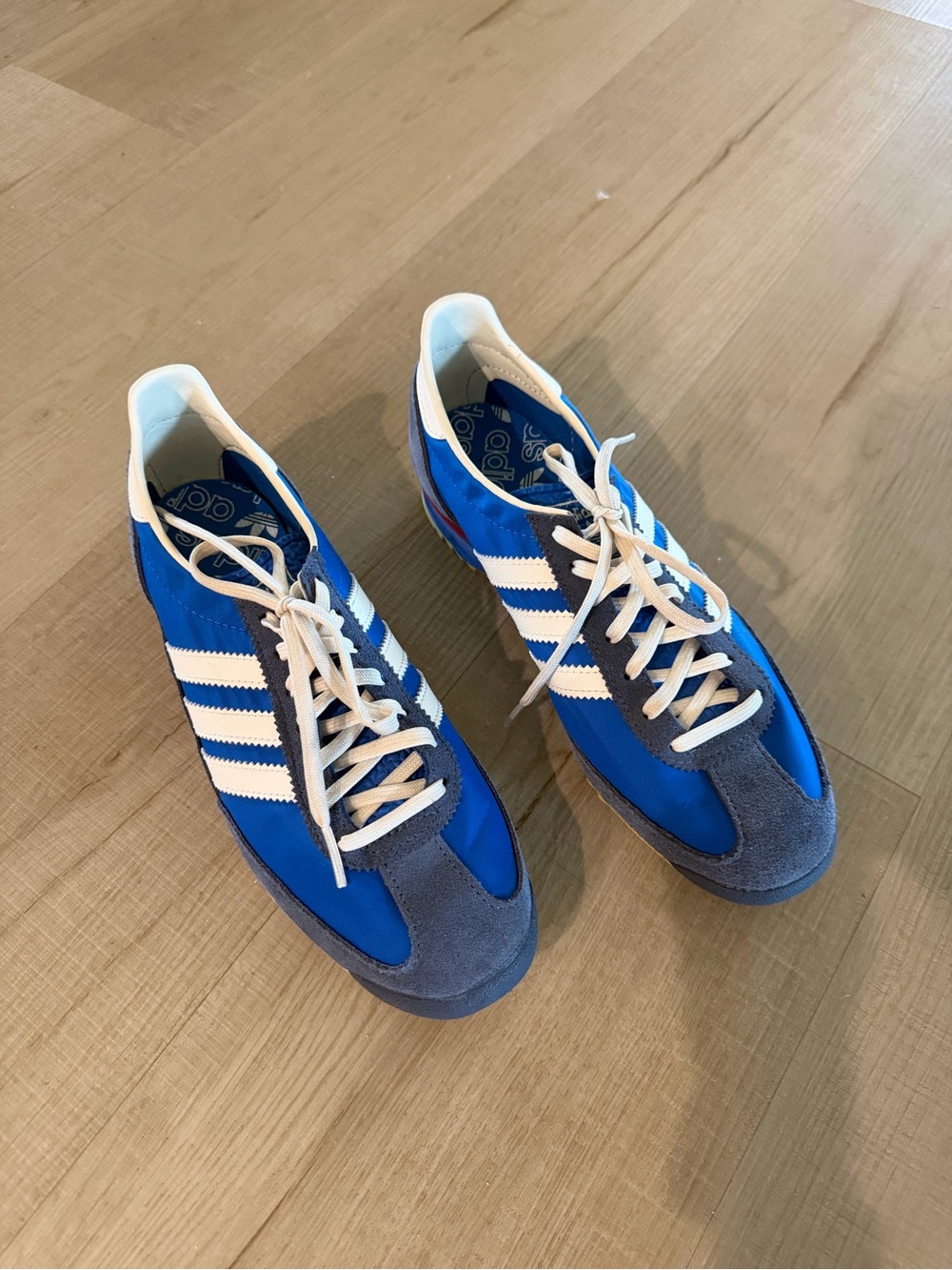 adidas Women’s Blue and White Classic Sneakers